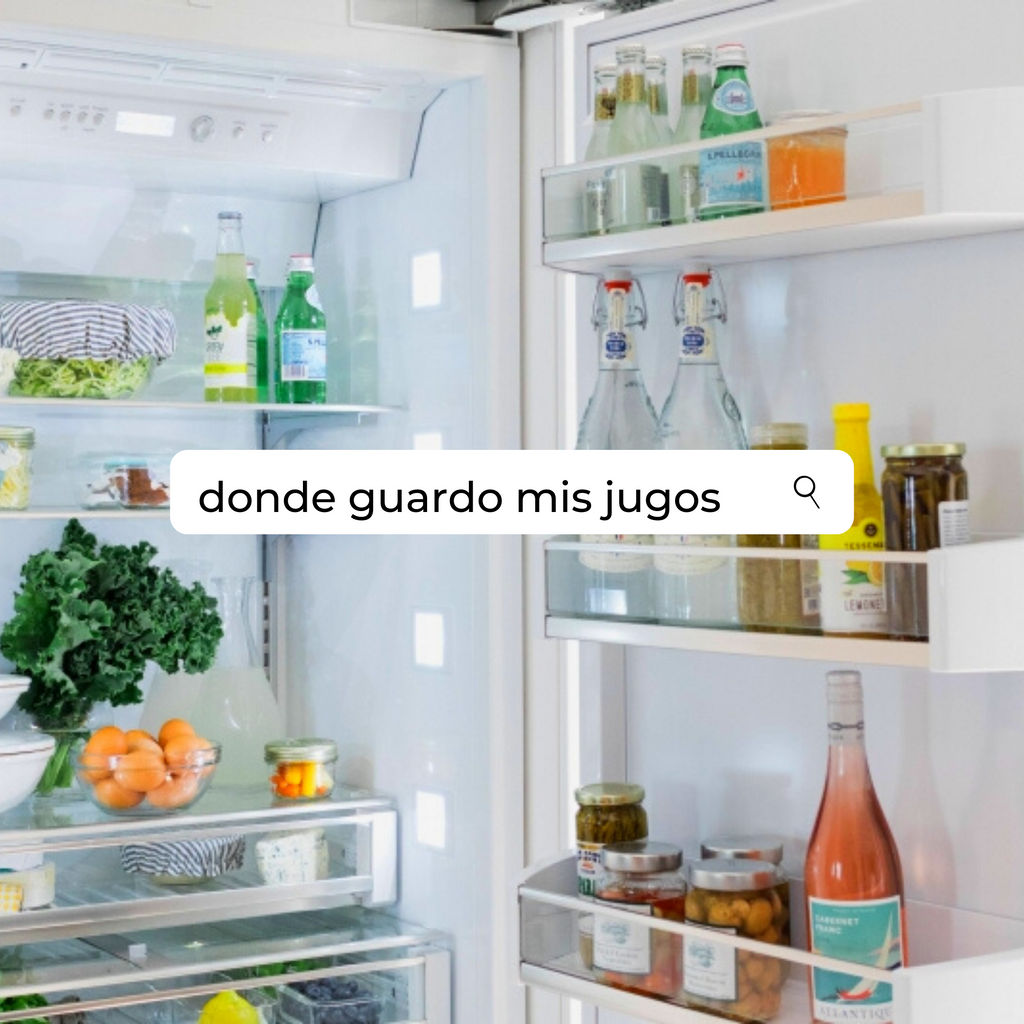 Donde guardar los jugos para que duren más tiempo